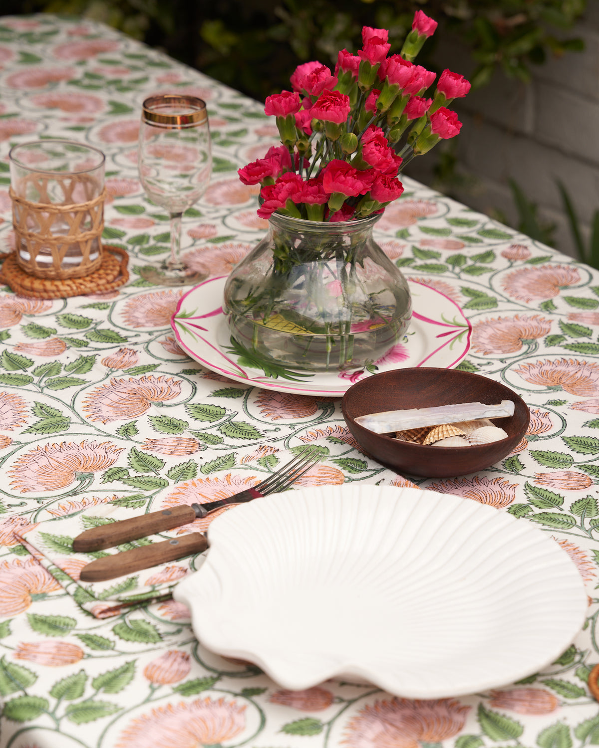 Peach Tablecloth