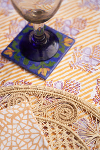 Meadowbrook Yellow Tablecloth