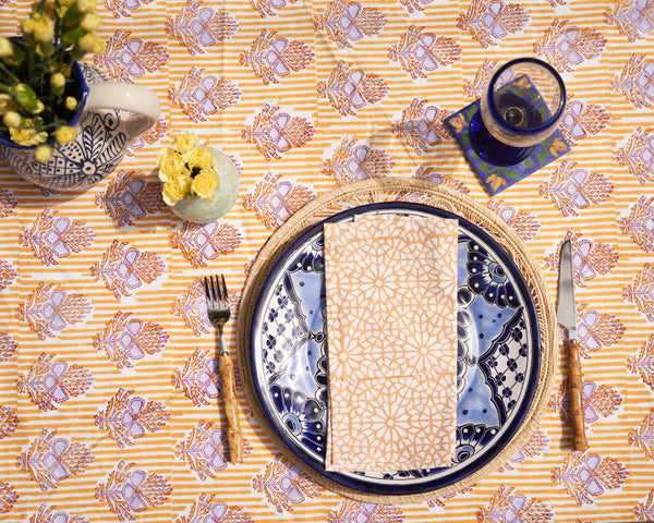 Meadowbrook Yellow Tablecloth