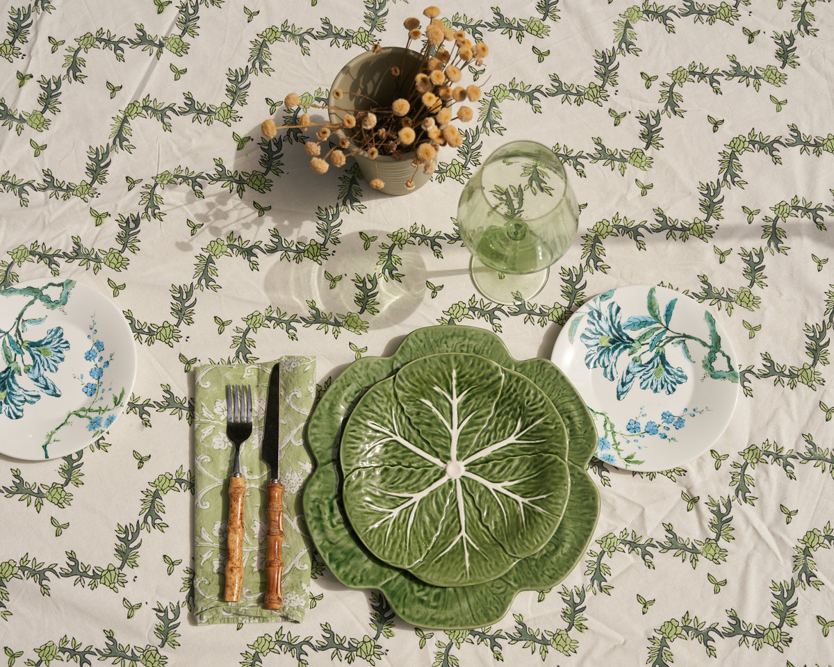 White Vine Tablecloth