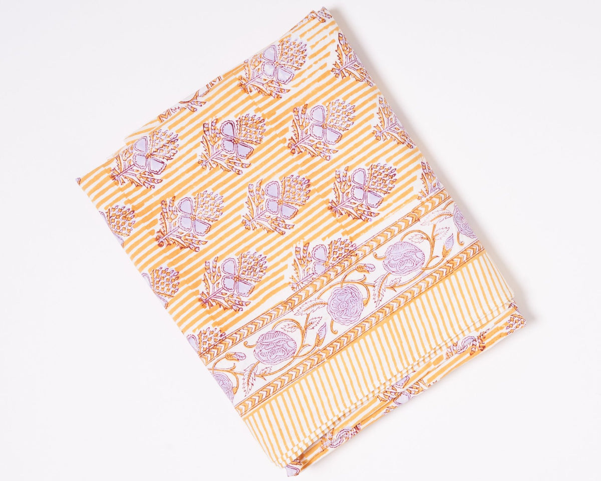 Meadowbrook Yellow Tablecloth