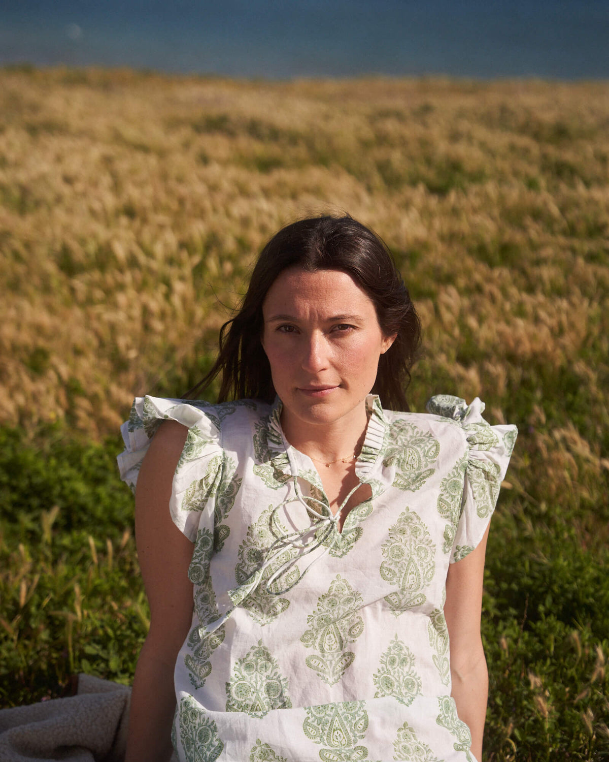 Green Floral Dress