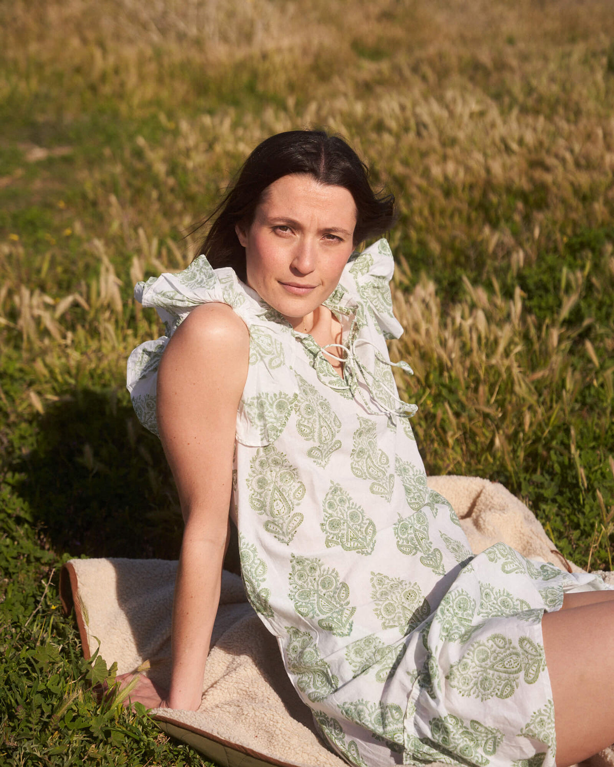 Green Floral Dress